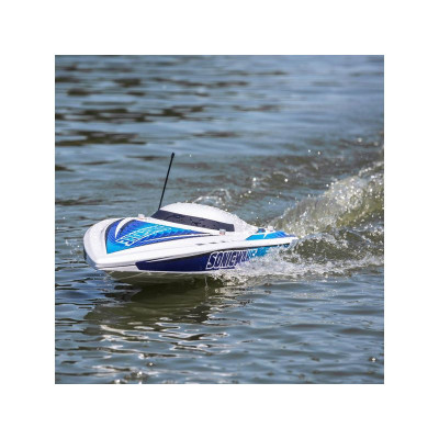Proboat Sonicwake 36" Self-Right Deep-V BL RTR bílý