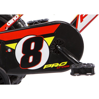 DINO Bikes - Dětské kolo 12" červené