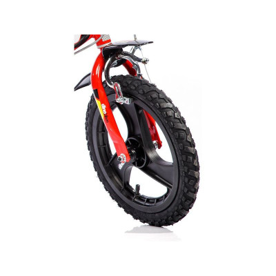 DINO Bikes - Dětské kolo 16" červené