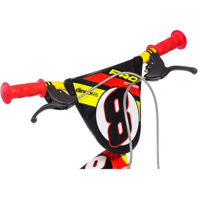 DINO Bikes - Dětské kolo 16" červené