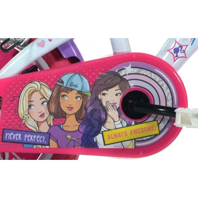 DINO Bikes - Dětské kolo 16" Barbie s košíkem