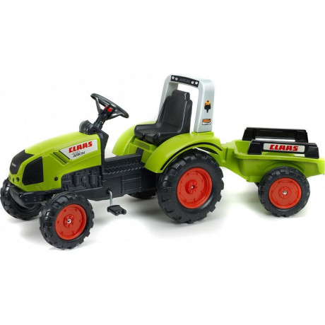 FALK - Šlapací traktor Claas Arion 430 s vlečkou