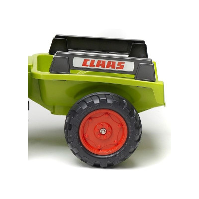 FALK - Šlapací traktor Claas Arion 430 s nakladačem a vlečkou