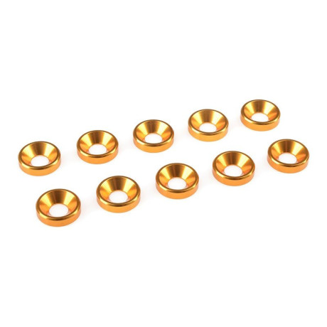 Podložka pro záp. šroub M4 hliník zlatá (10)