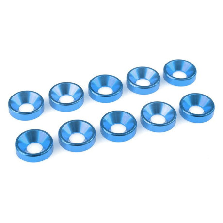 Podložka pro záp. šroub M5 hliník modrá (10)