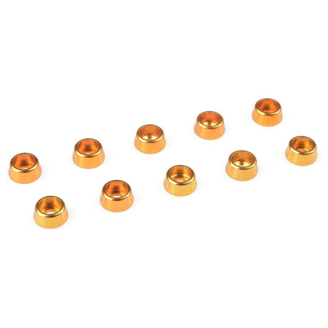 Podložka pro válc. hlavu M2.5/7mm hliník zlatá (10)