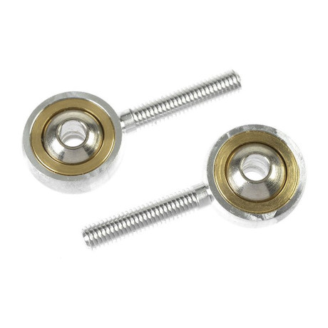 Kulová čep hliníkový vnější závit M3, otvor M3