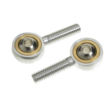 Kulová čep hliníkový vnější závit M4, otvor M3