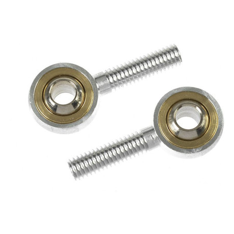 Kulová čep hliníkový vnější závit M4, otvor M4