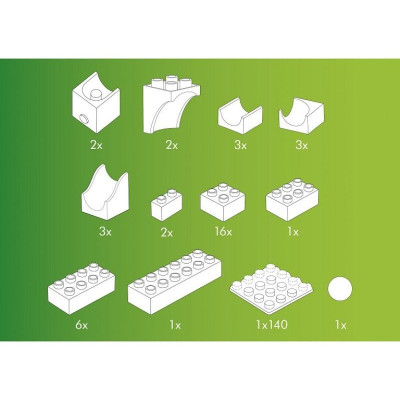 HUBELINO Kuličková dráha - Katapult 41 kostek