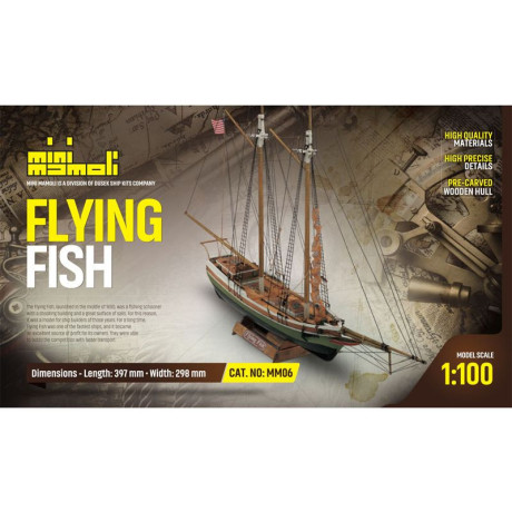 MINI MAMOLI Flying Fish 1:100 kit