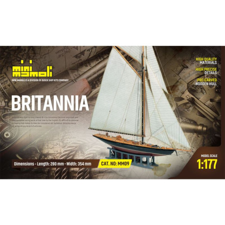 MINI MAMOLI Britannia 1:177 kit