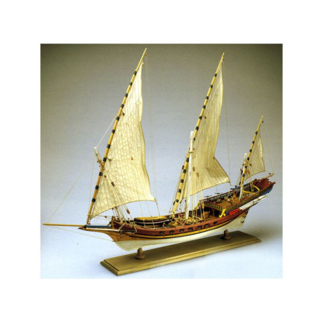 AMATI Sciabecco pirátská loď 1753 1:60 kit