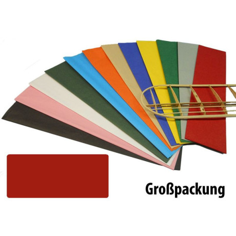 Krick potahový papír červený 18g/m2 51x76cm (50)