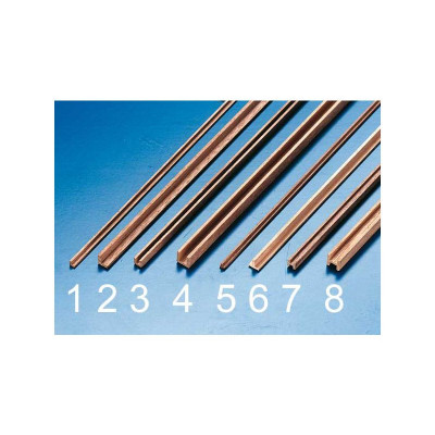 Krick Lišta ořech profil U 5x5x500(2)