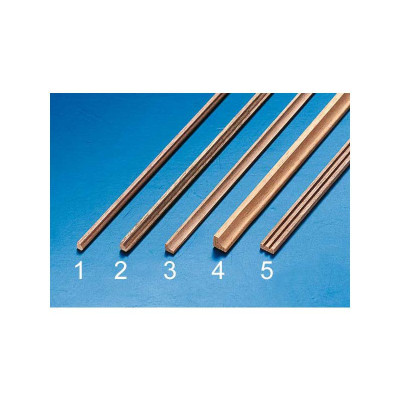 Krick Lišta ořech ozdobná typ 3 2x3x500mm (2)