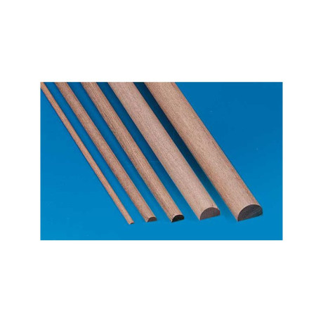 Krick Lišta ořech půlkulatá 5x10mm 1m