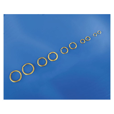 Krick kroužek mosaz 3mm (cca 100)