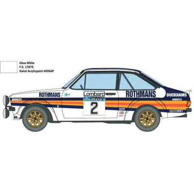 Model Kit auto 3650 - Ford Escort RS1800 MK.II Lombard RAC Rally (1:24)