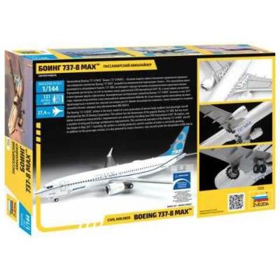 Model Kit letadlo 7026 - Boeing 737- 8 MAX (1:144)