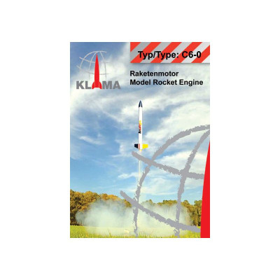 Klima raketový motor C6-0 EL (6ks)
