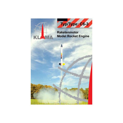 Klima raketový motor C6-3 EL (6ks)