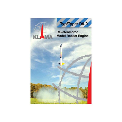 Klima raketový motor D9-0 EL (6ks)