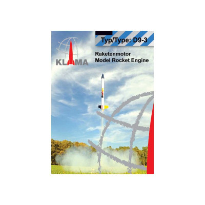 Klima raketový motor D9-3 EL (6ks)