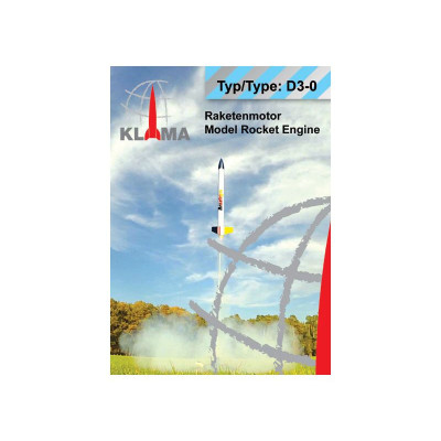 Klima raketový motor D3-0 EL (6ks)