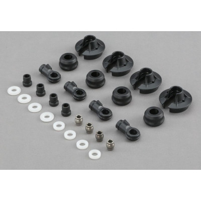 TLR 5IVE-B/8T/Mini: Plastové díly tlumiče (4)