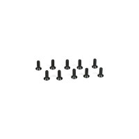 Süllyesztett fejű acélcsavar M2 x 6 mm, TRL márka. 10 db.