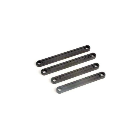 Bandit - tyč závěsu plast černý (2+2)