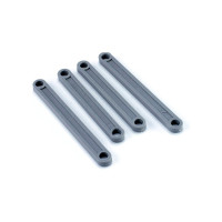 Pótalkatrész RC modellautókhoz Traxxas Bandit: műanyag összekötő rúd szürke (2+2).