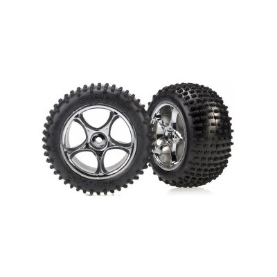 Kolo zadní Off-Road 2.2", stříbrný disk (2)