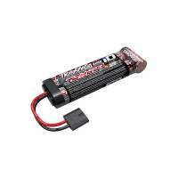 Originál meghajtó akkumulátor - Traxxas 7 cella, 8.4 V feszültség, 5000 mAh kapacitás, lapos kivitelű, legújabb iD csatlakozóval. A Traxxas iD technológia lehetővé teszi az akkumulátor egyértelmű azonosítását és automatikus töltési programválasztását.