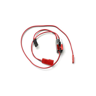 Vypínač s kabely pro napájení přijímače