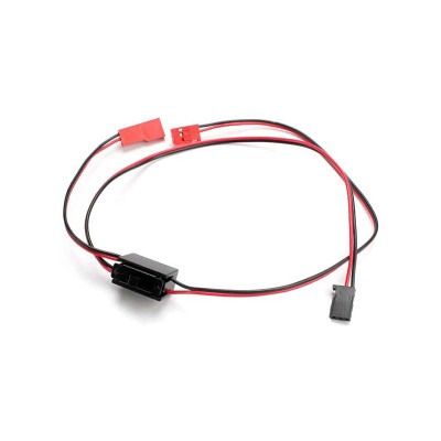 Vypínač s kabely pro napájení přijímače