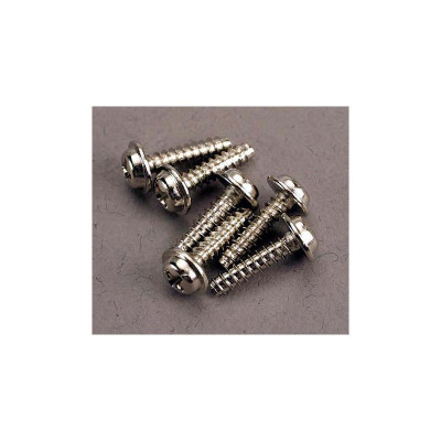 Vrut křížový hlava s přírubou zink. 3x12mm (6)