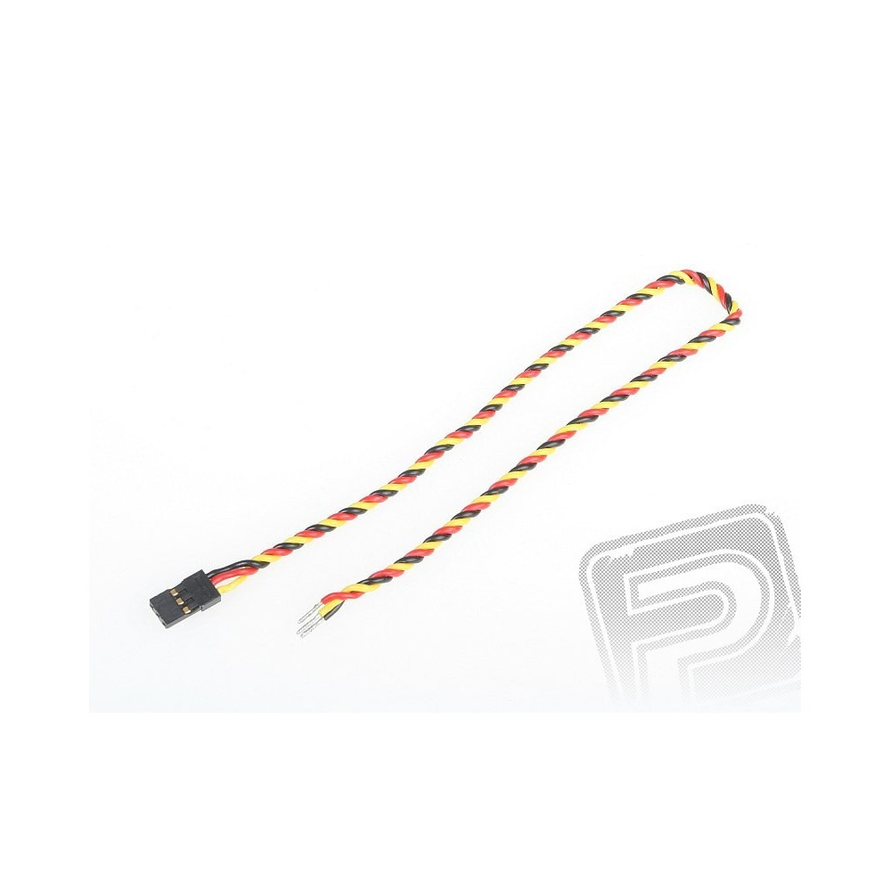 5837 servokabel 25cm JR kroucený silný 5837 servokabel 25cm JR kroucený silný