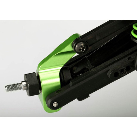 Traxxas - těhlice zadní hliník zelený (2)