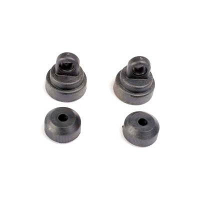 Traxxas - horní a spodní uzávěr tlumiče (2+2)