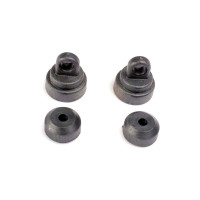 Cserealkatrész lengéscsillapítókhoz Ultra Shocks RC modellautók Traxxas 1:10: felső és alsó lengéscsillapító sapka (2db+2db)