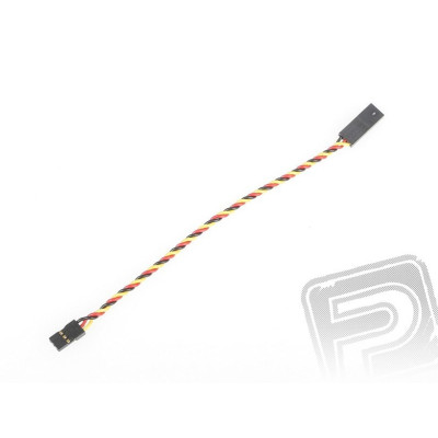 4609 S prodlužovací kabel 15cm JR kroucený silný, zlacené kontakty