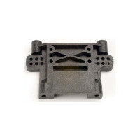 Pótalkatrész RC modellautókhoz Traxxas Nitro Slash, Rustler, Stampede, T-Maxx: lengéscsillapító torony tartó fekete.