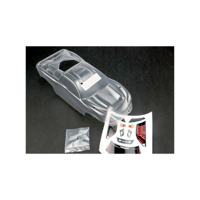 Nitro Rustler - karosérie čirá, samolepky