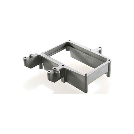 Traxxas - lože palivové nádrže/serva plynu šedý