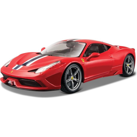 Bburago Ferrari 458 Speciale 1:18 červená (2ks)