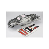 Előre festett (ProGraphix) lexán Traxxas T-Maxx 3.3 karosszéria (hosszabb tengelytávval) matricás ívvel.