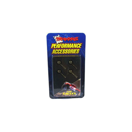 Traxxas - kulové čepy s pouzdrem hliník modrý (4)