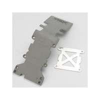 Hátsó tengelyfedél szürke színű a Traxxas E-Maxx és Traxxas Nitro T-Maxx RC modellekhez.